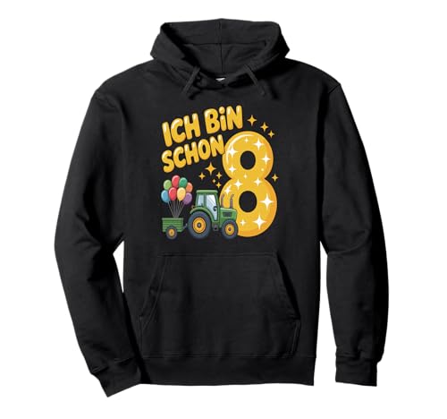 Kinder 8 Geburtstag Junge Traktor Outfit Ich Bin Schon 8 Pullover Hoodie Kinder 8 Geburtstag Junge Traktor Outfit Ich Bin Schon 8 Pullover Hoodie von 8 Year Tractors Birthday