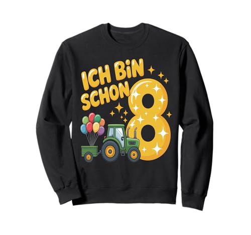 Kinder 8 Geburtstag Junge Traktor Outfit Ich Bin Schon 8 Sweatshirt Kinder 8 Geburtstag Junge Traktor Outfit Ich Bin Schon 8 Sweatshirt von 8 Year Tractors Birthday