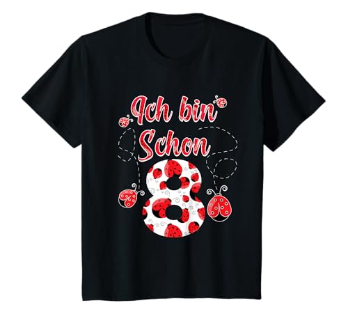 Kinder Marienkäfer shirt Mädchen 8 Geburtstag Ladybug 8 Jahre alt T-Shirt Kinder Marienkäfer shirt Mädchen 8 Geburtstag Ladybug 8 Jahre alt T-Shirt von 8. Geburtstag Geschenk Mädchen