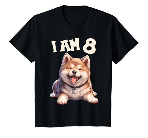 Kinder 8 Jahre alt Akita Hunde Akita Hund 8. Geburtstag T-Shirt Kinder 8 Jahre alt Akita Hunde Akita Hund 8. Geburtstag T-Shirt von 8.Geburtstag Akita Dogs Akita Dog Shop