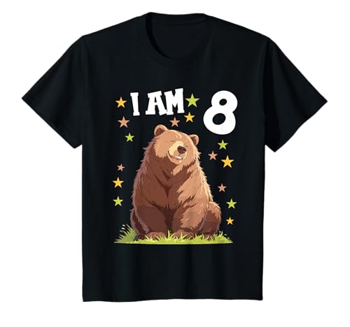 Kinder 8 Jahre alt Bären Bär 8. Geburtstag T-Shirt von 8.Geburtstag Bären Bär Shop