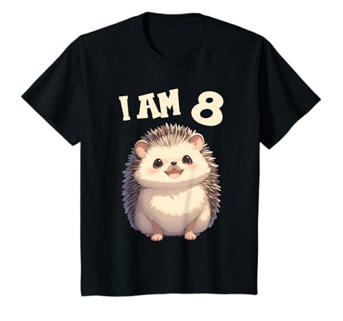 Kinder 8 Jahre alt Igel 8. Geburtstag T-Shirt von 8.Geburtstag Igel Shop