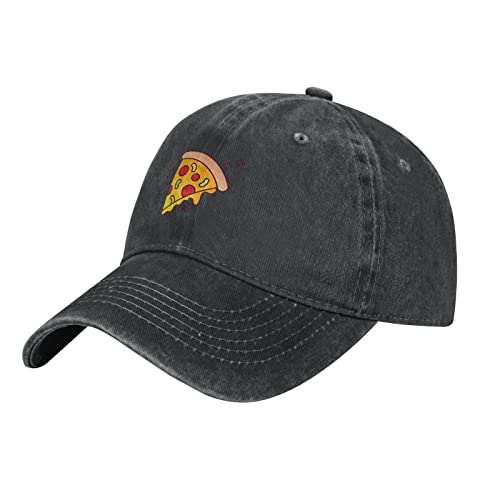 803 Baseballkappe Leckere Pizza Vintage Basecap Mode Trucker-Kappe Herren Sonnenmütze Waschbar Freizeit Mütze, Für Väter, Draußen, Jungen von 803