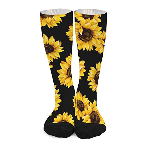 803 Socken Für Damen Sonnenblumen Strümpfe Weich Tennissocken Witzige Fitness Socken Für Sport, Outdoor, Spazieren von 803