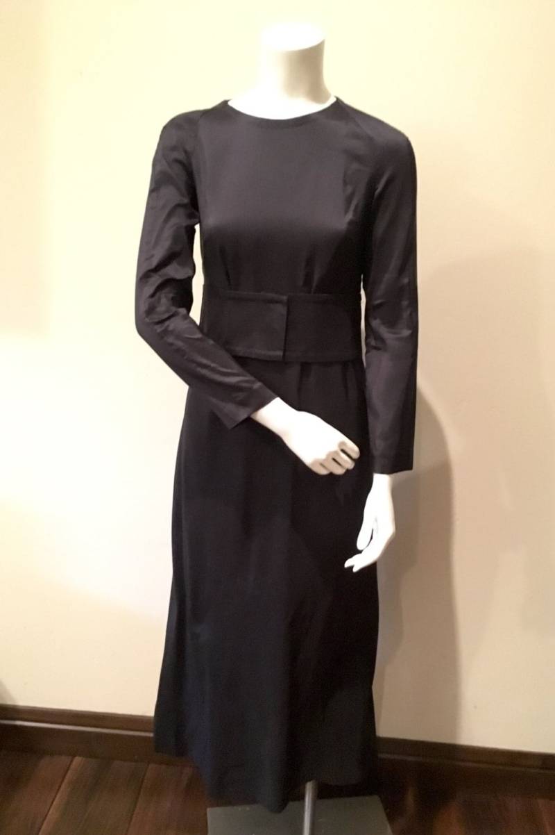 Vintage Burberry Navy Langes Kleid Vintage Burberry Navy Langes Kleid von 805Vintage