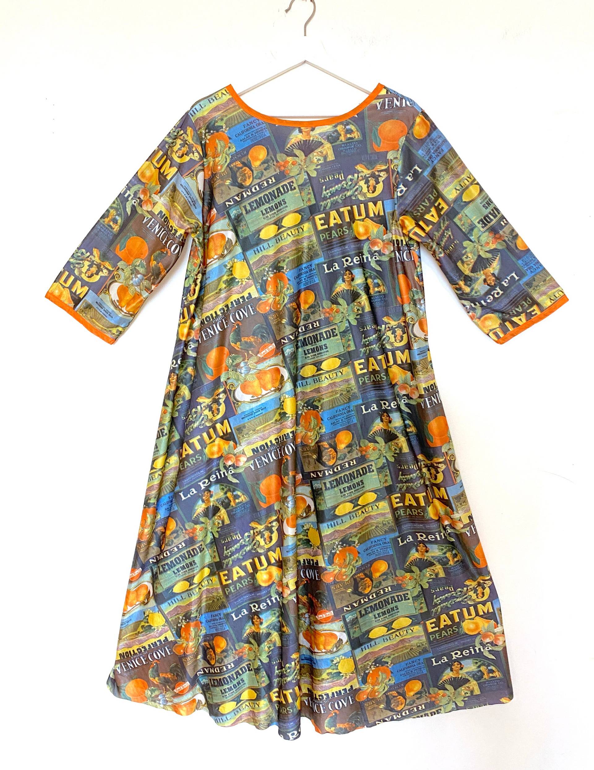 Vintage Obst Print Übergroßes Sommerkleid Vintage Obst Print Übergroßes Sommerkleid von 808VINTAGEstore