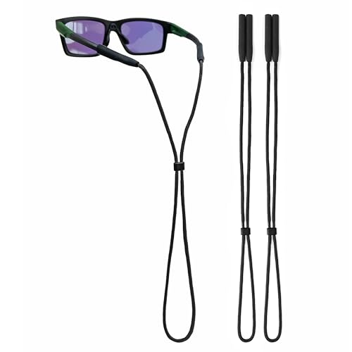 80Days Verstellbares Brillenband aus Nylon – Brillenhalter mit Silikon-Enden, sicherer Halt für Brillen & Sonnenbrillen, ideal beim Sport, Lesen & im Alltag, Schwarz 80Days Verstellbares Brillenband aus Nylon – Brillenhalter mit Silikon-Enden, sicherer Halt für Brillen & Sonnenbrillen, ideal beim Sport, Lesen & im Alltag, Schwarz von 80Days