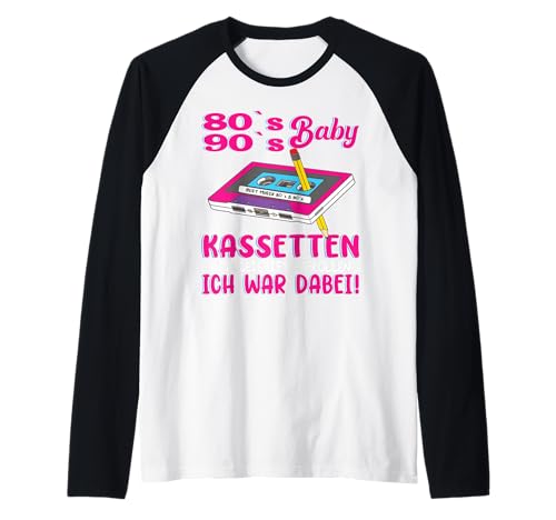 80er Jahre Outfit Herren 90er Jahre Outfit Damen Retro Party Raglan 80er Jahre Outfit Herren 90er Jahre Outfit Damen Retro Party Raglan von 80er Jahre Kleidung Frauen 90er Jahre Kostüm
