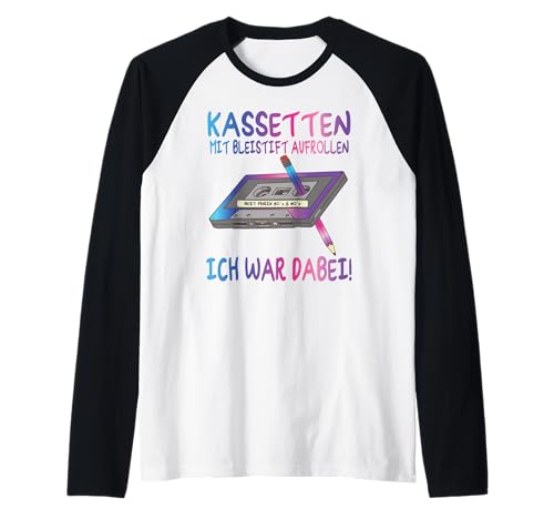 80er Jahre Party Outfit Herren 90er Jahre - Damen Retro Raglan 80er Jahre Party Outfit Herren 90er Jahre - Damen Retro Raglan von 80er Jahre Kleidung Frauen 90er Jahre Kostüm