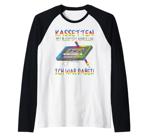 80er Jahre Party Outfit Herren 90er Jahre - Damen Retro Raglan 80er Jahre Party Outfit Herren 90er Jahre - Damen Retro Raglan von 80er Jahre Kleidung Frauen 90er Jahre Kostüm