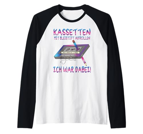80er Jahre Party Outfit Herren 90er Jahre - Damen Retro Raglan 80er Jahre Party Outfit Herren 90er Jahre - Damen Retro Raglan von 80er Jahre Kleidung Frauen 90er Jahre Kostüm