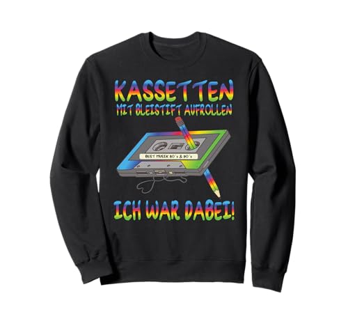 80er Jahre Party Outfit Herren 90er Jahre - Damen Retro Sweatshirt von 80er Jahre Kleidung Frauen 90er Jahre Kostüm