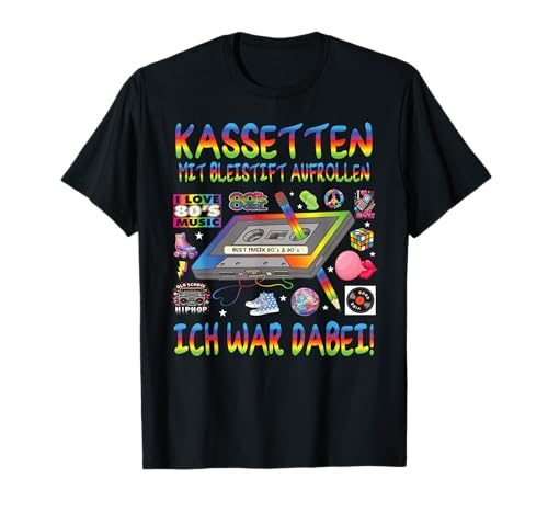 80er Jahre Party Outfit Herren 90er Jahre - Damen Retro T-Shirt 80er Jahre Party Outfit Herren 90er Jahre - Damen Retro T-Shirt von 80er Jahre Kleidung Frauen 90er Jahre Kostüm