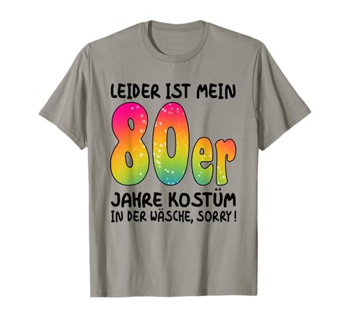 80er Jahre Outfit Herren Damen Kleidung 80'er Jahre Kostüm T-Shirt 80er Jahre Outfit Herren Damen Kleidung 80'er Jahre Kostüm T-Shirt von 80er Jahre Outfit Damen & Herren Design