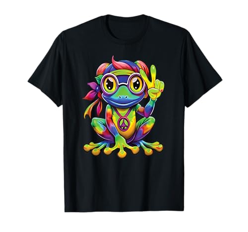 80er Jahre Outfit Herren 90er Jahre outfit Hippie Frosch T-Shirt von 80er Jahre Party Kleidung Frauen 90er Jahre Kostüm