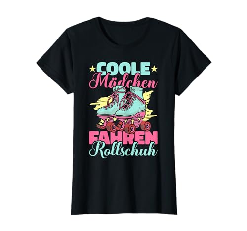 70s 80s Rollschuhe Coole Mädchen Fahren Rollschuh T-Shirt 70s 80s Rollschuhe Coole Mädchen Fahren Rollschuh T-Shirt von 80er Rollschuhe Outfits & Geschenk