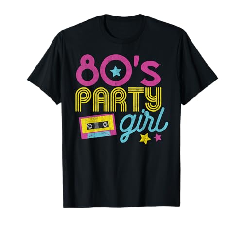 Ich liebe die 80er Jahre Shirt 80er Jahre Party Girl Retro T-Shirt von 80s BB Club Tees