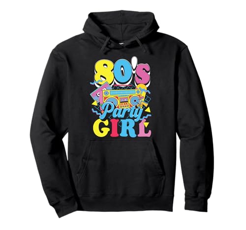 80s Party Girl Retro 80er Damen Mädchen Mottoparty Tanzen Pullover Hoodie 80s Party Girl Retro 80er Damen Mädchen Mottoparty Tanzen Pullover Hoodie von 80s Party Girl Damen Retro Frauen 80er Mottoparty