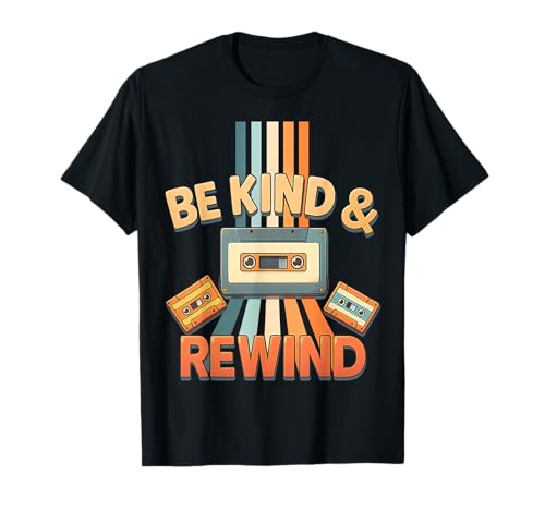 Sweet Memories Be Kind And Rewind Retro-Trowback-Atmosphäre T-Shirt von 80s Retro Classic Vintage Style Nostalgic