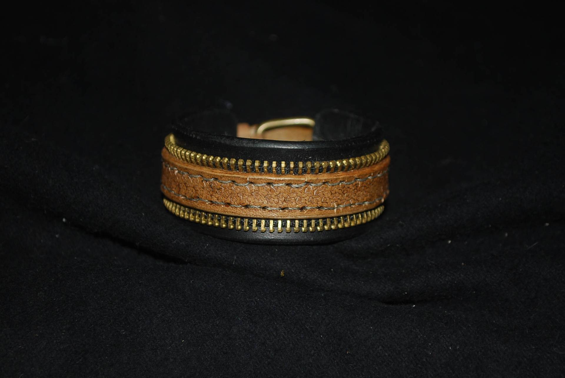 Leder Und Messing Armband Leder Und Messing Armband von 80sCUSTOM