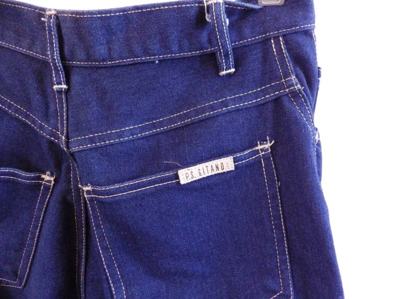 Vintage 80Er Jahre Jeans Ps Gitano Dunkel Indigo Waschen Hohe Taille Größe 12 Kurz Vintage 80Er Jahre Jeans Ps Gitano Dunkel Indigo Waschen Hohe Taille Größe 12 Kurz von 80stimehop