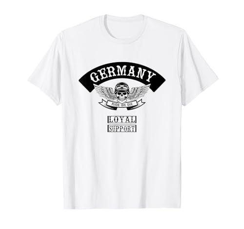 biker germany patch mc support crew motorcycle T-Shirt von 81 friends biker wear MC
