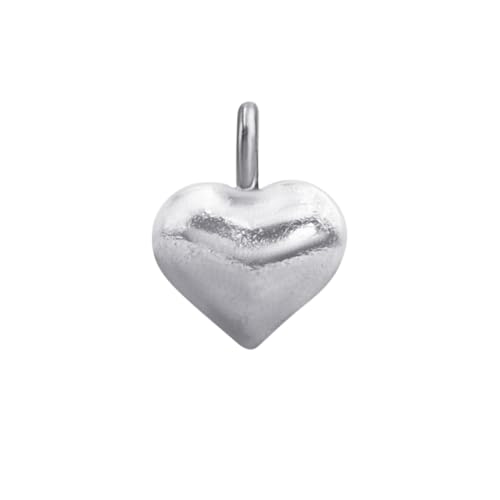 81stgeneration Hill Tribe Silber Kleines Puff Herz Charm – Romantischer Schmuck von 81stgeneration