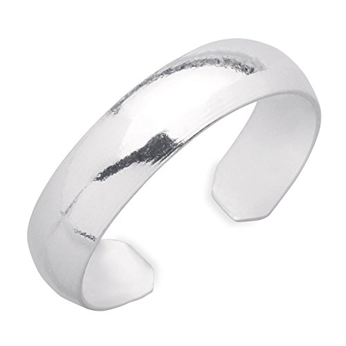 81stgeneration Neu Sterling Silber 925 Klarzehenring verstellbares Band 4 mm von 81stgeneration