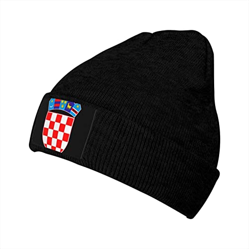 843 Beanie Mütze Kroatien Flagge Laufmütze Elastisch Beanie Mütze Für Herren Und Damen Dehnbar Nachtmütze, Für Frühling, Herbst, Damen von 843