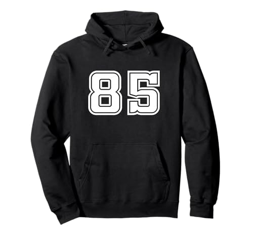 85 Nummer 85 1985 Team College University Männer Frauen Kinder Pullover Hoodie von 85 Number 85 Apparel