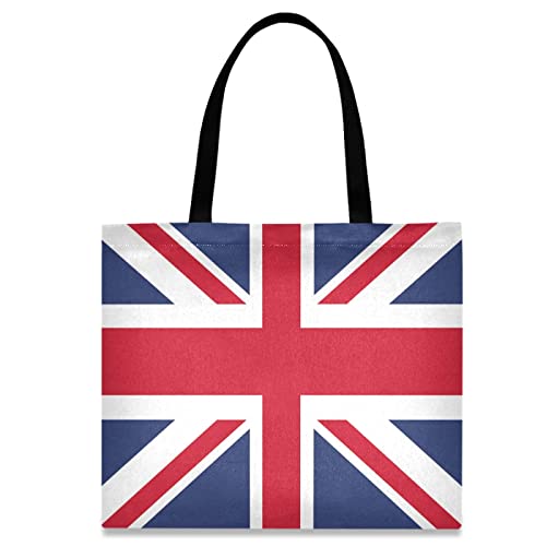 874 Umhängetasche 40X50Cm, Britische Flagge Einkaufstaschen Waschbar Tragetasche Faltbar Stofftasche Für Alltag Herren Pool von 874