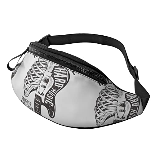 Brusttasche Rock N Roll Abstrakte Gitarre Unisex Sport Hüfttasche Stylisch,Große Kapazität Gürteltasche Für Camping Damen Fahrrad 14X35Cm von 874