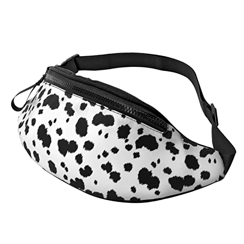 Damen Bauchtasche Dalmatiner-Hund-Punktmuster-Tier Unisex Hüfttaschen Atmungsaktiv,Große Kapazität Damen Brustbeutel Für Geschenke Sport Damen 14X35Cm von 874