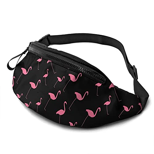 Gürteltasche Flamingo Unisex Brusttasche Stylisch,Verstellbarer Handytasche Tasche Für Damen Outdoor Geschenke 14X35Cm von 874