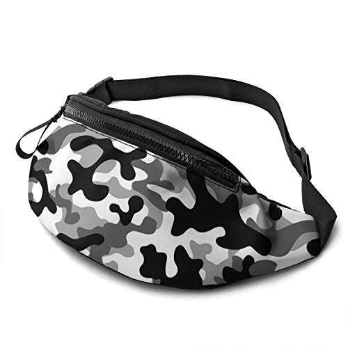 Gürteltasche Militärische Tarnung Unisex Hüfttaschen Stylisch,Atmungsaktiv Handytasche Tasche Für Spazieren Hundetraining Herren 14X35Cm von 874