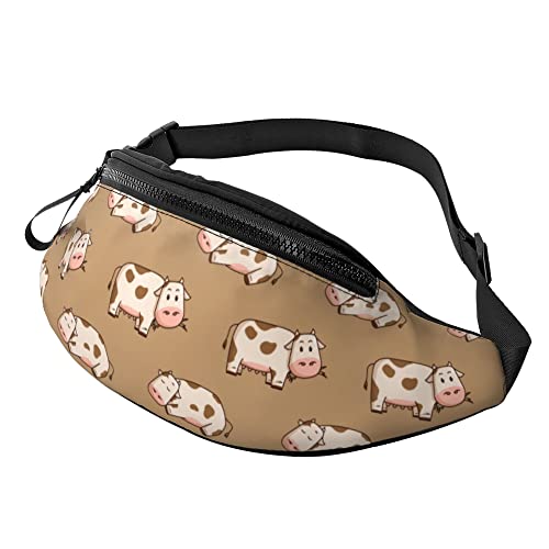 Handytasche Tasche Schöne Milchkuh Unisex Lauftasche Mode,Verstellbarer Gurttasche Für Geschenke Herren Hundetraining 14X35Cm von 874