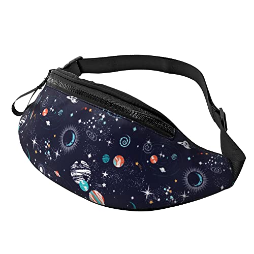 Handytasche Tasche Weltraum-Galaxie-Druck Unisex Brusttasche Multifunktionale,Atmungsaktiv Sport Gürteltasche Für Herren Damen Spazieren 14X35Cm von 874