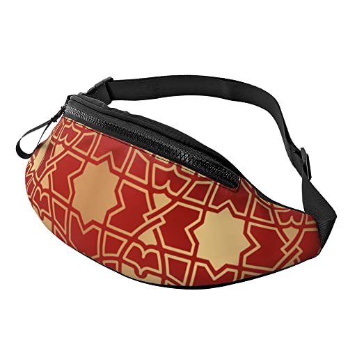 Hüfttasche Klassischer Chinesischer Druck Unisex Sport Hüfttasche Mode,Multifunktionale Damen Brustbeutel Für Hundetraining Damen Aktivitäten 14X35Cm von 874