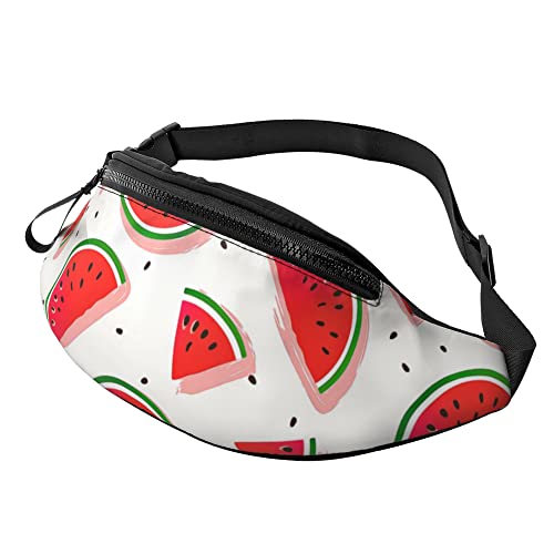 Hüfttaschen Wassermelonenkern Unisex Damen Bauchtasche Atmungsaktiv,Stylisch Hüfttasche Für Aktivitäten Radfahren Geschenke 14X35Cm von 874