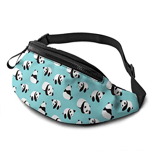 Lauftasche Süßer Panda Unisex Damen Bauchtasche Multifunktionale,Mode Umhängetaschen Für Geschenke Hundetraining Sport 14X35Cm von 874