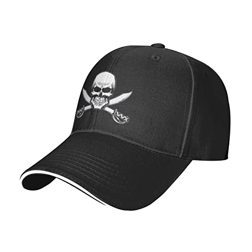 883 Baseballkappe Piraten-Schädel Baseball Cap Klassische Trucker Cap Verstellbare Basecap Für Running, Outdoor, Wandern 883 Baseballkappe Piraten-Schädel Baseball Cap Klassische Trucker Cap Verstellbare Basecap Für Running, Outdoor, Wandern von 883
