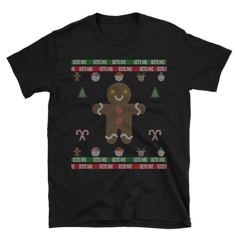 Lebkuchenmann | Bite Me Weihnachtspullover T-Shirt von 8BitPixelStore
