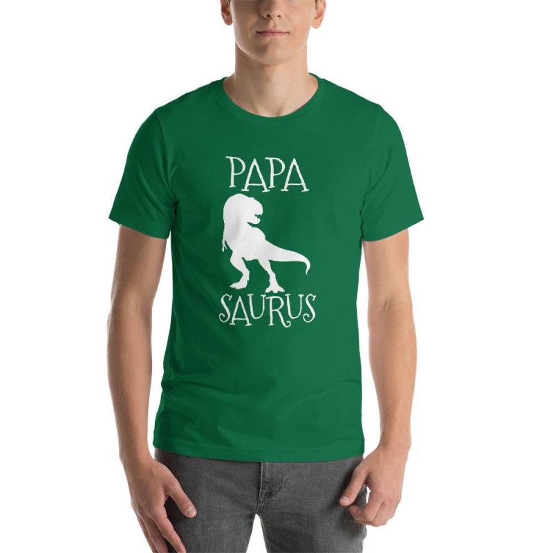 Papasaurus Shirt | Für Papa Väter Tag Jurassic Park Familie Passenden T-Shirt Dinosaurier-Shirt Bär T-Rex von 8BitPixelStore