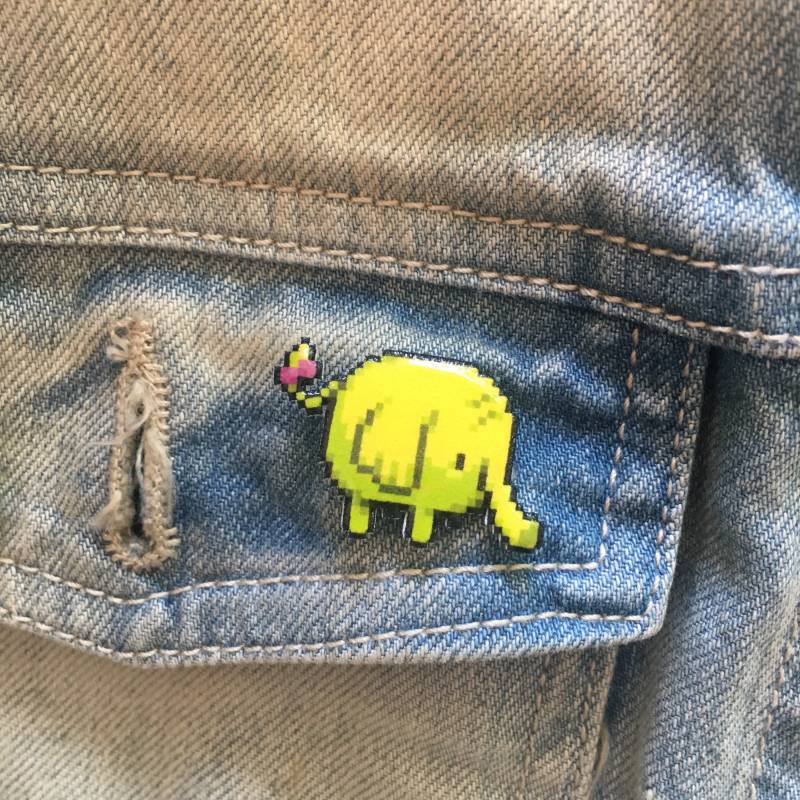 Adventure Time Baumstämme Pin // Nintendo Hutnadel Krawattennadel Retro Anstecknadel Harzbeschichteter Schrumpfplastik Ähnlich Emaille von 8BitZero