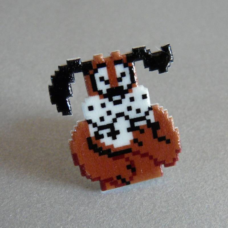 Duck Hunt Dog Pin // Nintendo Hat Pixel Krawattennadel Retro Anstecknadel Harzbeschichteter Schrumpfplastik Ähnlich Emaille von 8BitZero