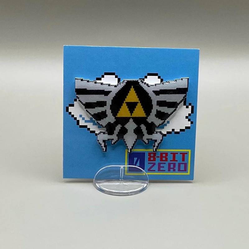Legend Of Zelda Anstecknadel // Wappen Von Hyrule Triforce Pixel Tie Tack Retro Harzbeschichtet, Ähnlich Wie Emaille Pin von 8BitZero