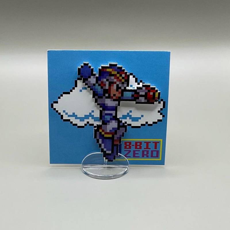 Mega Man Pin Anstecknadel // Nintendo Hutnadel Krawattennadel Retro Schrumpfplastik Ähnlich Wie Emaille von 8BitZero