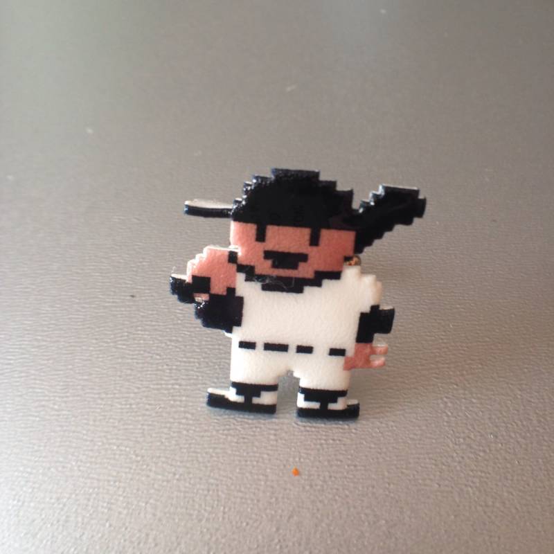 Rbi Baseball Pin // Nintendo Hat Krawattennadel Retro Anstecknadel Harzbeschichteter Schrumpfplastik Ähnlich Wie Emaille von 8BitZero
