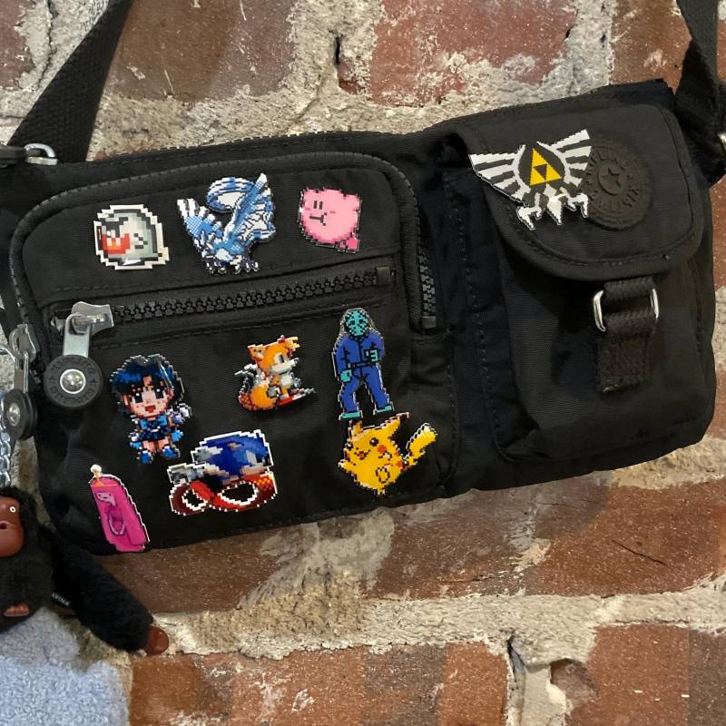 Sonic The Hedgehog Pin // Tails Sega Gamer 8Bit Rucksack Nerdy von 8BitZero
