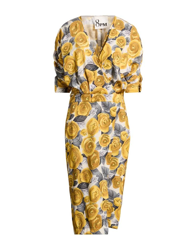 8PM Midi-kleid Damen Gelb von 8PM